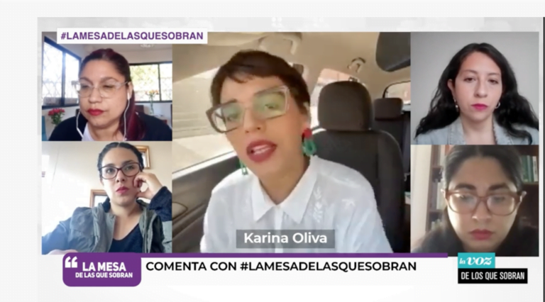 #LaMesadelasQueSobran| Karina Oliva: ” Lo que más me ha dolido de nuestro sector es el profundo clasismo para abordar las diferencias políticas “