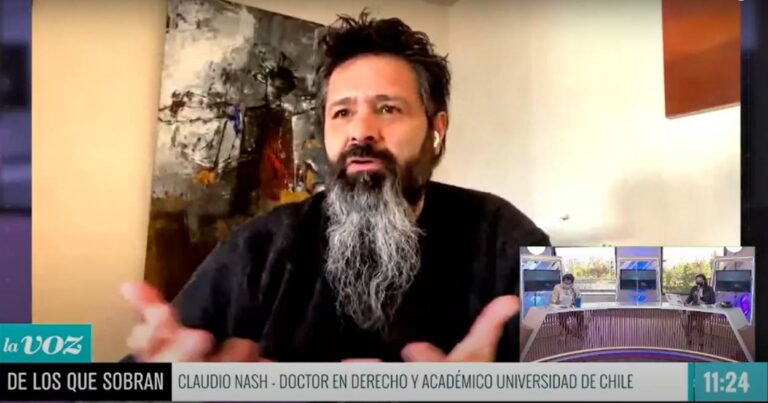 “Cada día que pasa se están violando sus Derechos Humanos”: Claudio Nash por dilación en ley de indulto para presos de la revuelta