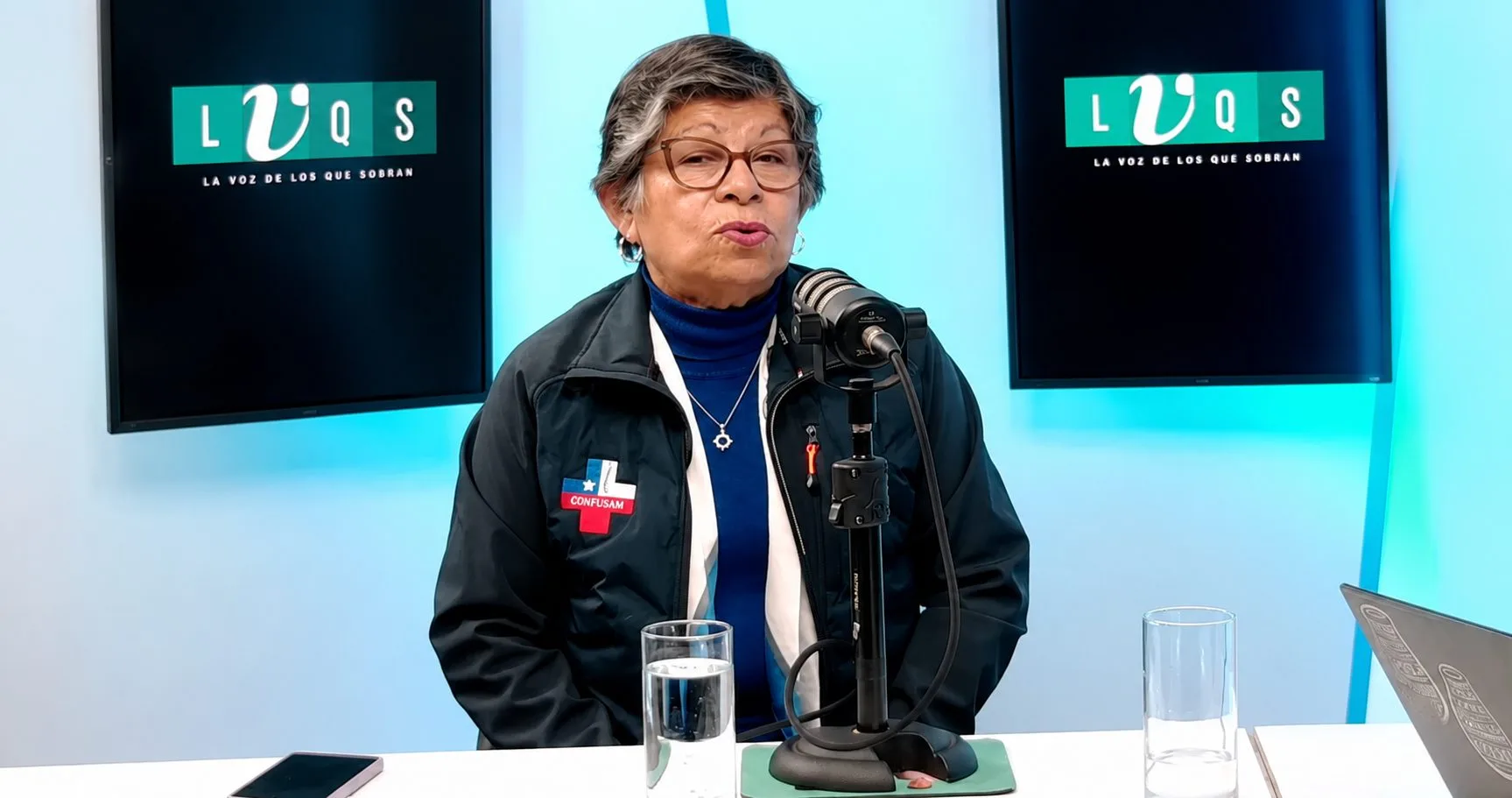 La presidenta de la CONFUSAM en La Voz de los que Sobran.
