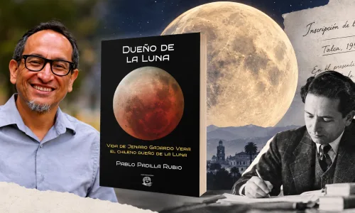 La historia del chileno que inscribió la Luna a su nombre llega a la Primavera del Libro