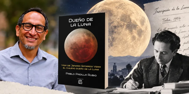 La historia del chileno que inscribió la Luna a su nombre llega a la Primavera del Libro